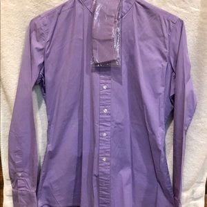 On Course Lavender Long Sleeve Hunt Shirt